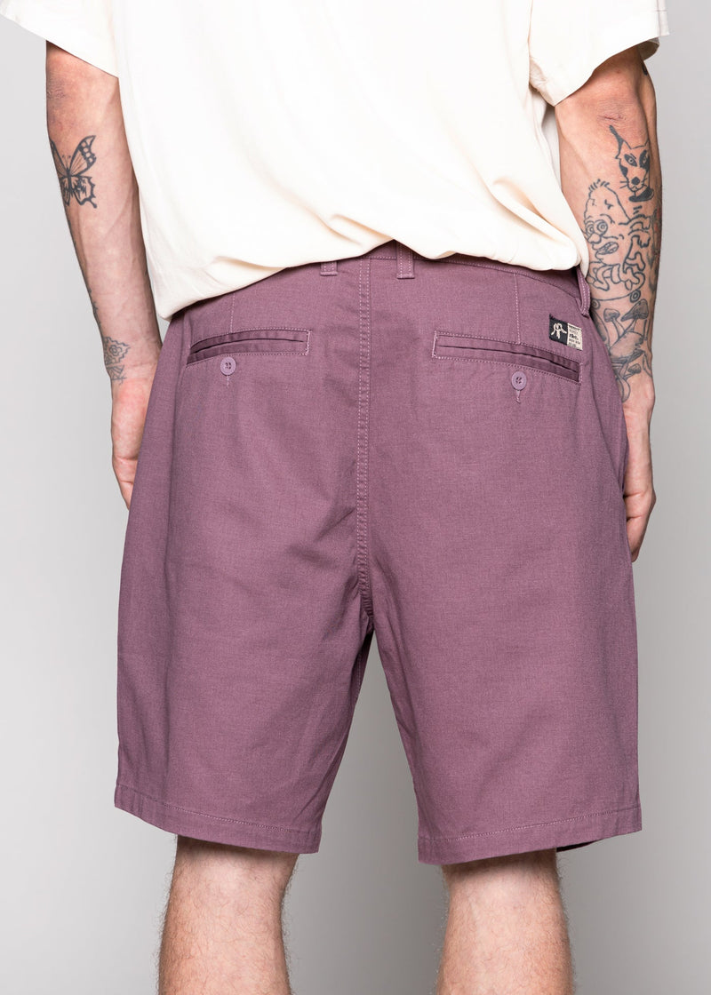 Kaya Unite Chino Short Solid Taupe - Rideshop