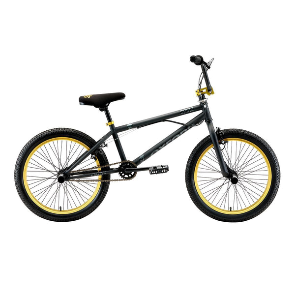 Oxford Bicicleta Infantil Spine Aro 20 Negro/Amarillo-Rideshop