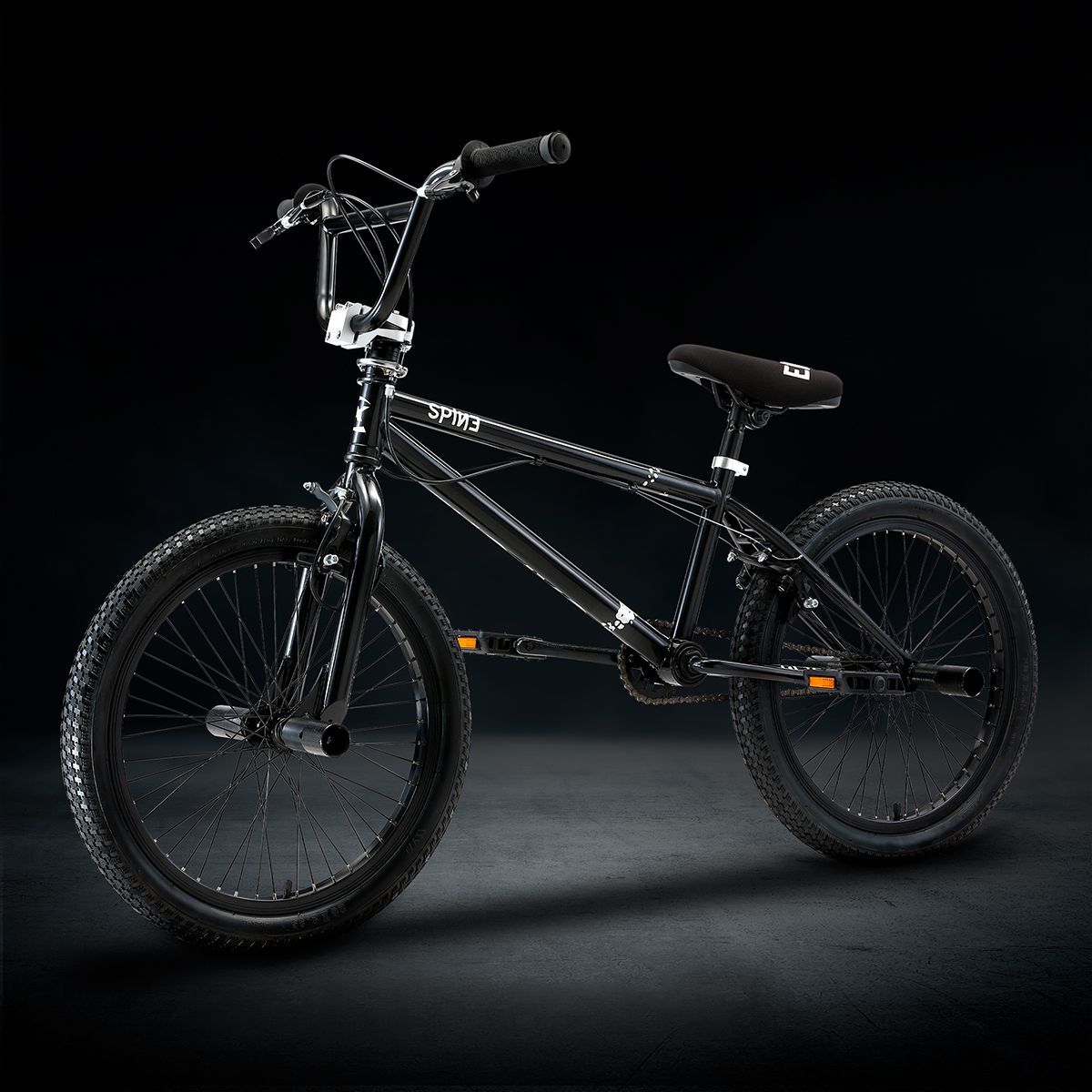 Oxford Bicicleta Infantil Spine Aro 20 Negro/Plata - Rideshop