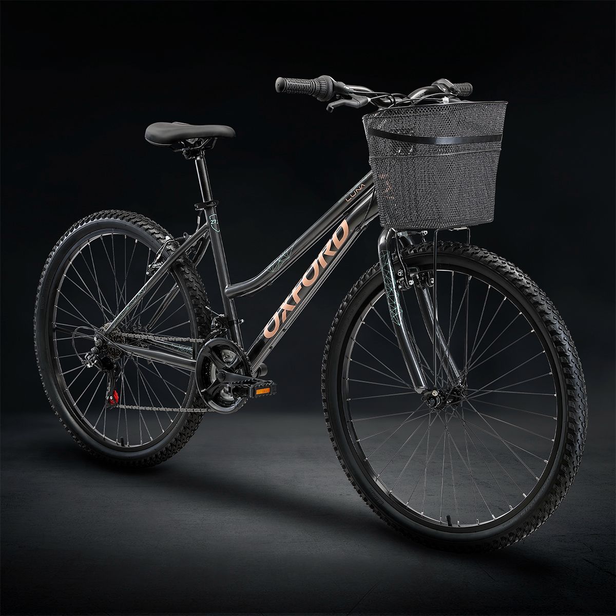 Oxford Bicicleta Aro 27.5 Luna Grafito - Rideshop