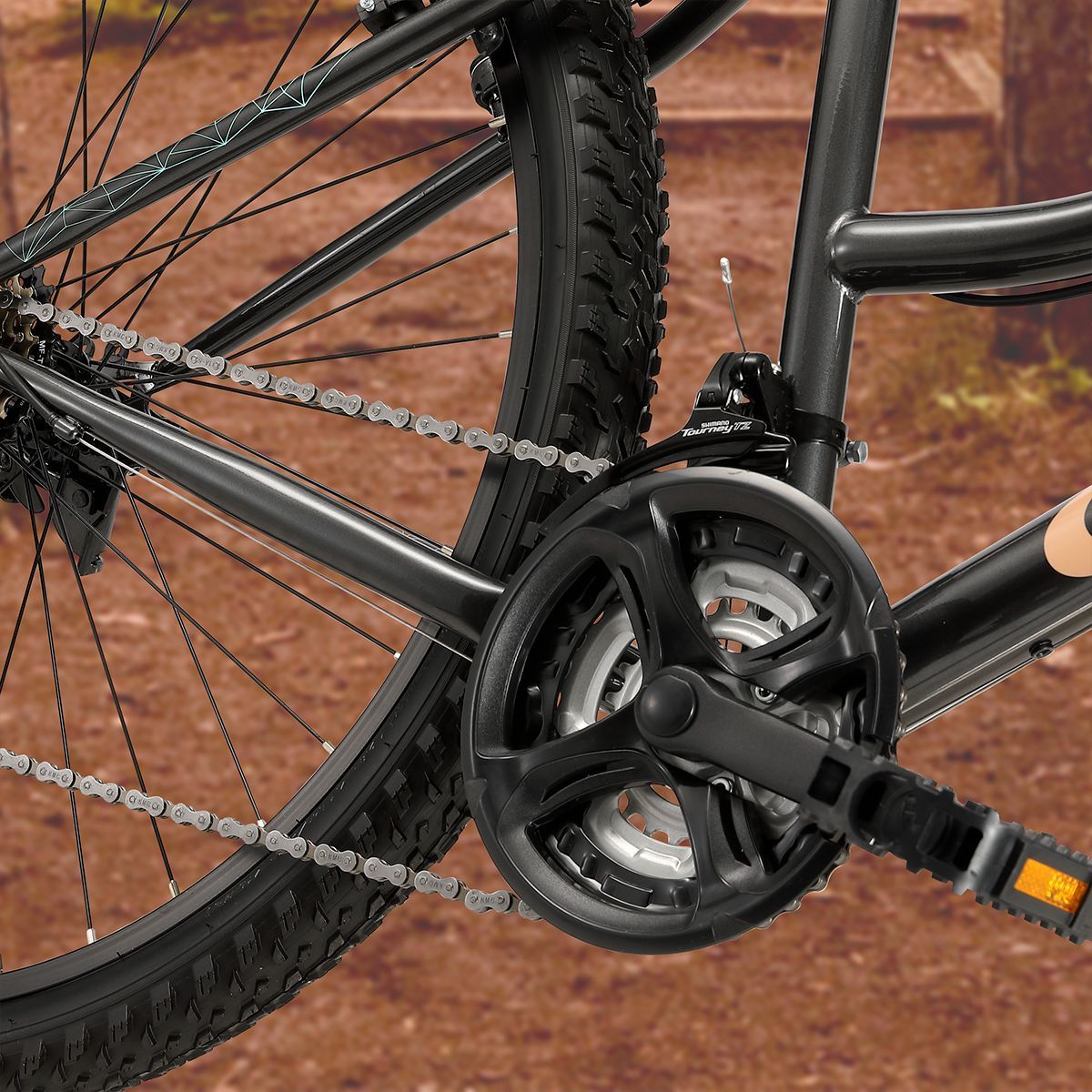 Oxford Bicicleta Aro 27.5 Luna Grafito - Rideshop