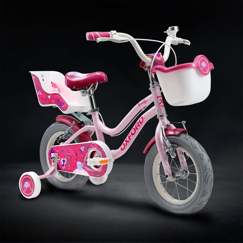 Oxford Bicicleta Infantil Beauty Aro 12 Rosado-Rideshop
