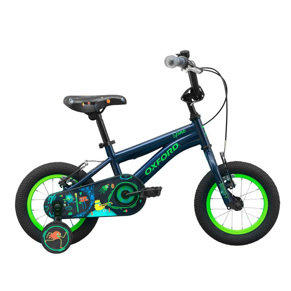 Oxford Bicicleta Infantil Spine Aro 12 Azul/Verde-Rideshop
