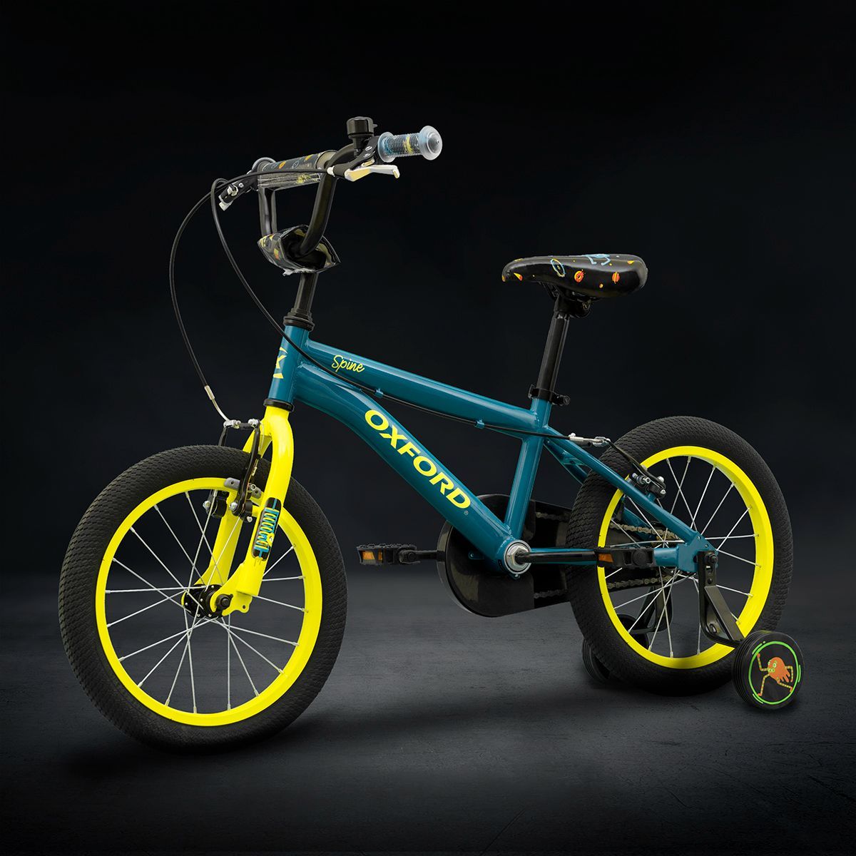 Oxford Bicicleta Infantil Spine Aro 16 Petroleo - Rideshop