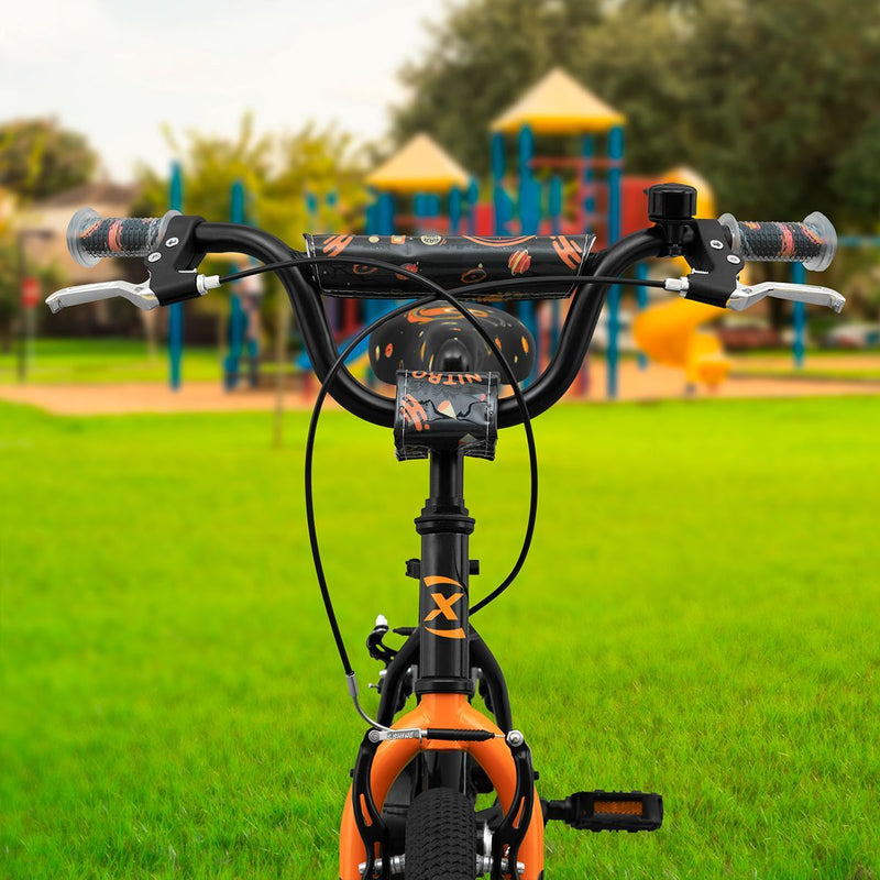 Oxford Bicicleta Infantil Spine Aro 16 Grafito/Naranjo-Rideshop
