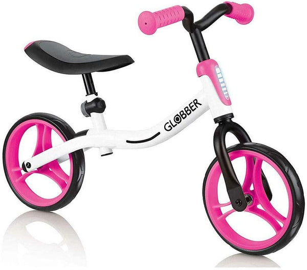 Bicicleta de Niño Go Bike White Neon Pink Globber-Rideshop