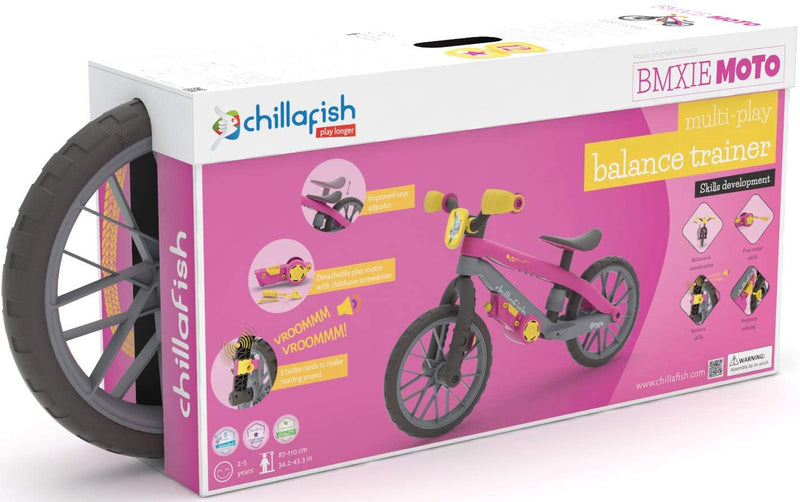 Chillafish Bicicleta De Aprendizaje Bmxie 03 Moto Pink - Rideshop