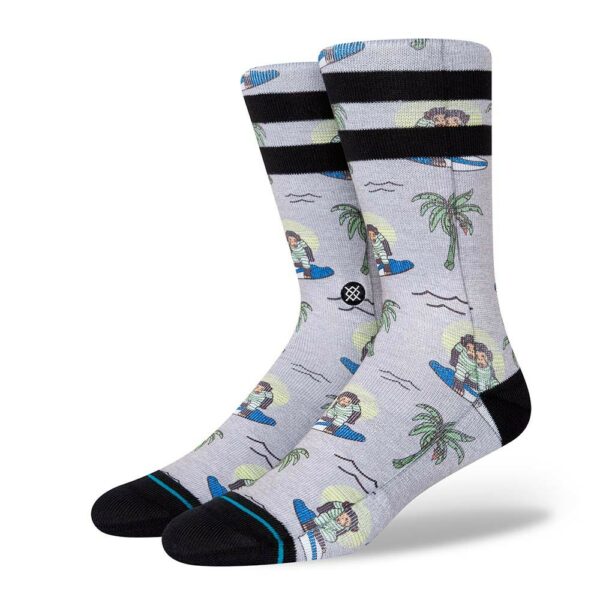 Stance Calcetines Surfing Monkey Men Grey - Rideshop