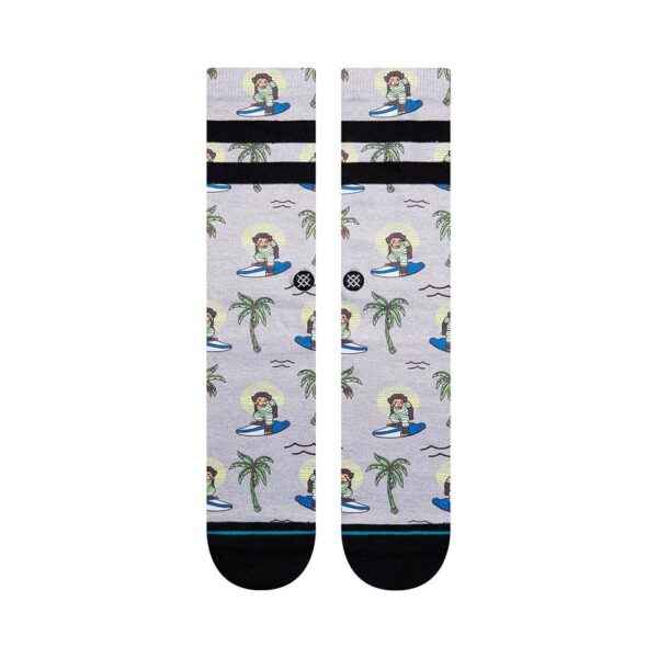 Stance Calcetines Surfing Monkey Men Grey - Rideshop