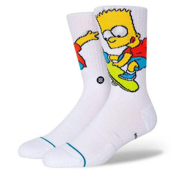 Stance Calcetines Bart Simpson Men White - Rideshop