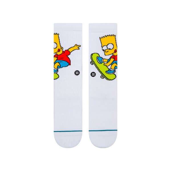 Stance Calcetines Bart Simpson Men White - Rideshop