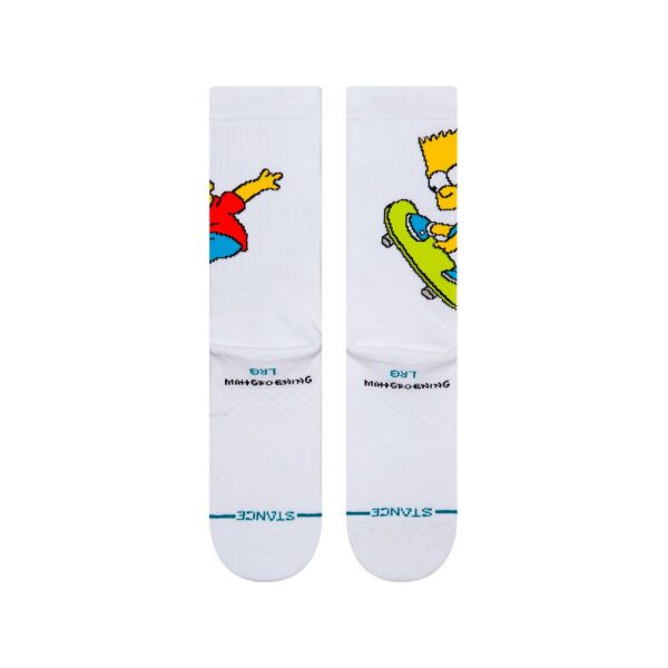 Stance Calcetines Bart Simpson Men White - Rideshop