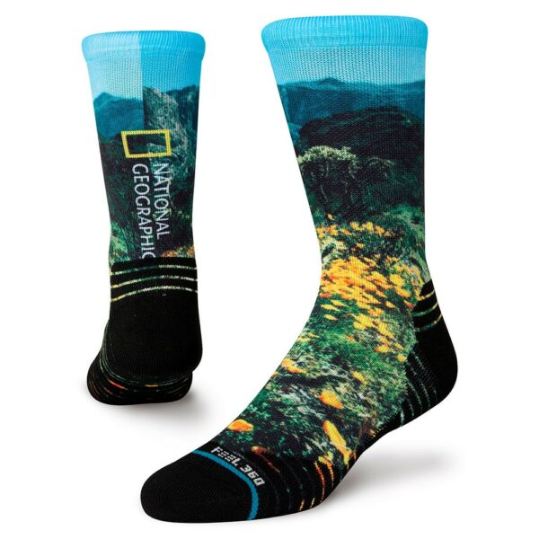 Stance Calcetines Poppy Trails Men Black - Rideshop