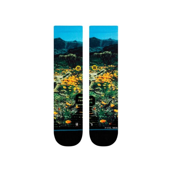 Stance Calcetines Poppy Trails Men Black - Rideshop