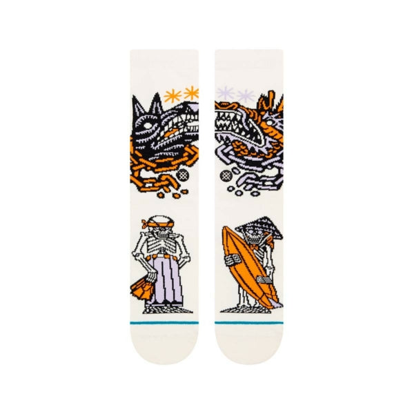 Stance Calcetines DJ Javier Clash Off White - Rideshop