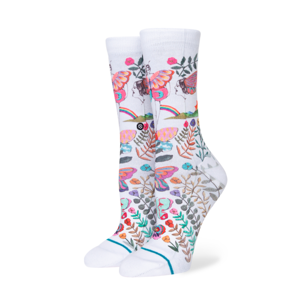 Stance Calcetines Women The Garden Of Growth White - Rideshop