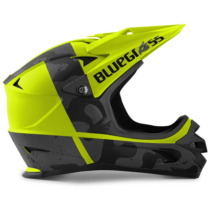 Bluegrass Casco de Bicicleta Intox Fluo Yellow Black Camo Matt - Rideshop