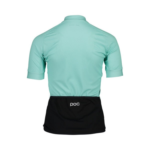 Poc Tricota Mujer Essential Road Logo Jersey Fluorite Green - Rideshop