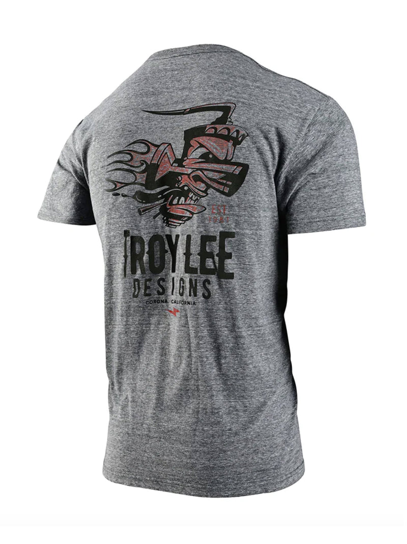 Troy Lee Designs Polera Carb Manga Corta Gris - Rideshop