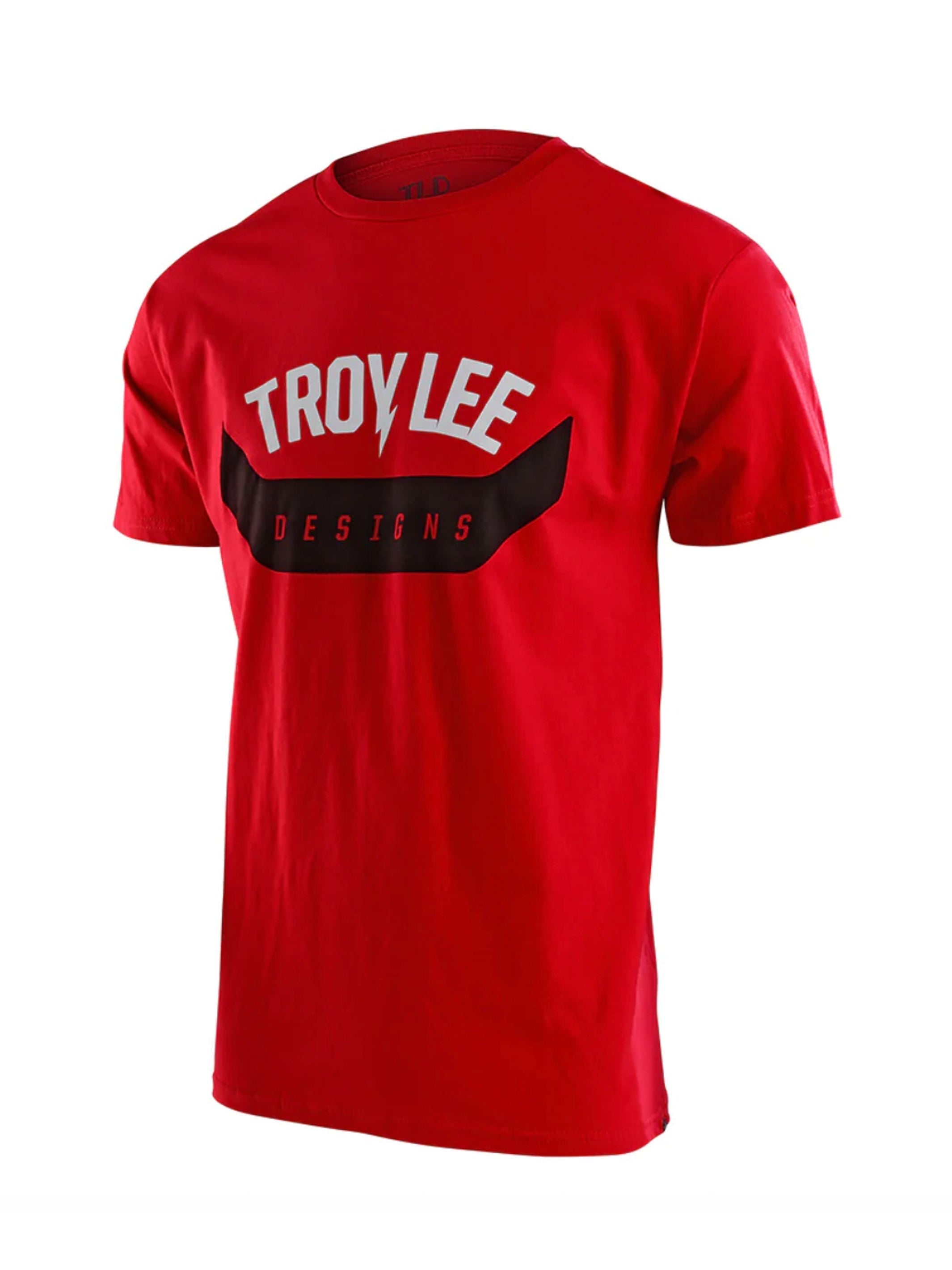 Troy Lee Designs Polera Arc Manga Corta Roja - Rideshop