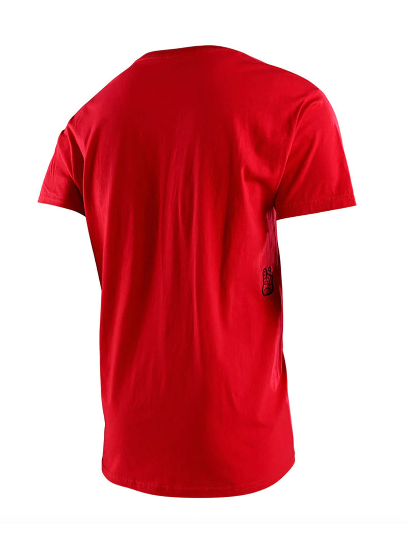 Troy Lee Designs Polera Arc Manga Corta Roja