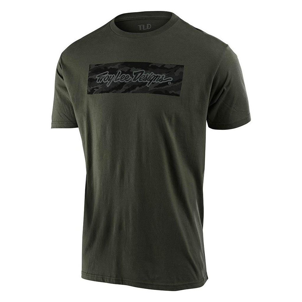Polera Signature Block Verde Troy Lee Designs - Rideshop