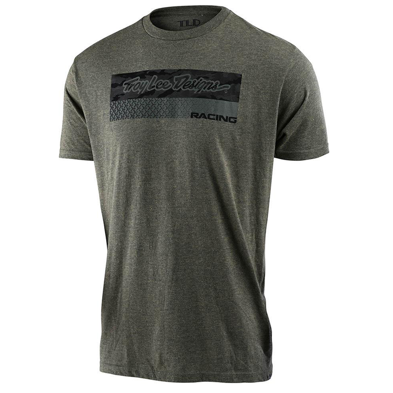 Polera Racing Block Fade Gris Troy Lee Designs - Rideshop