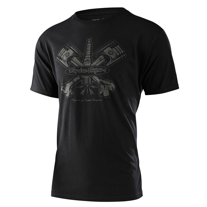 Polera Pistonbone Negro Troy Lee Designs - Rideshop