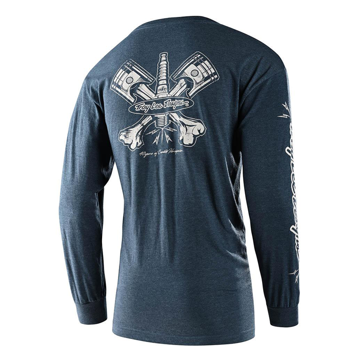 Polera Pistonbone LS Azul Troy Lee Designs - Rideshop