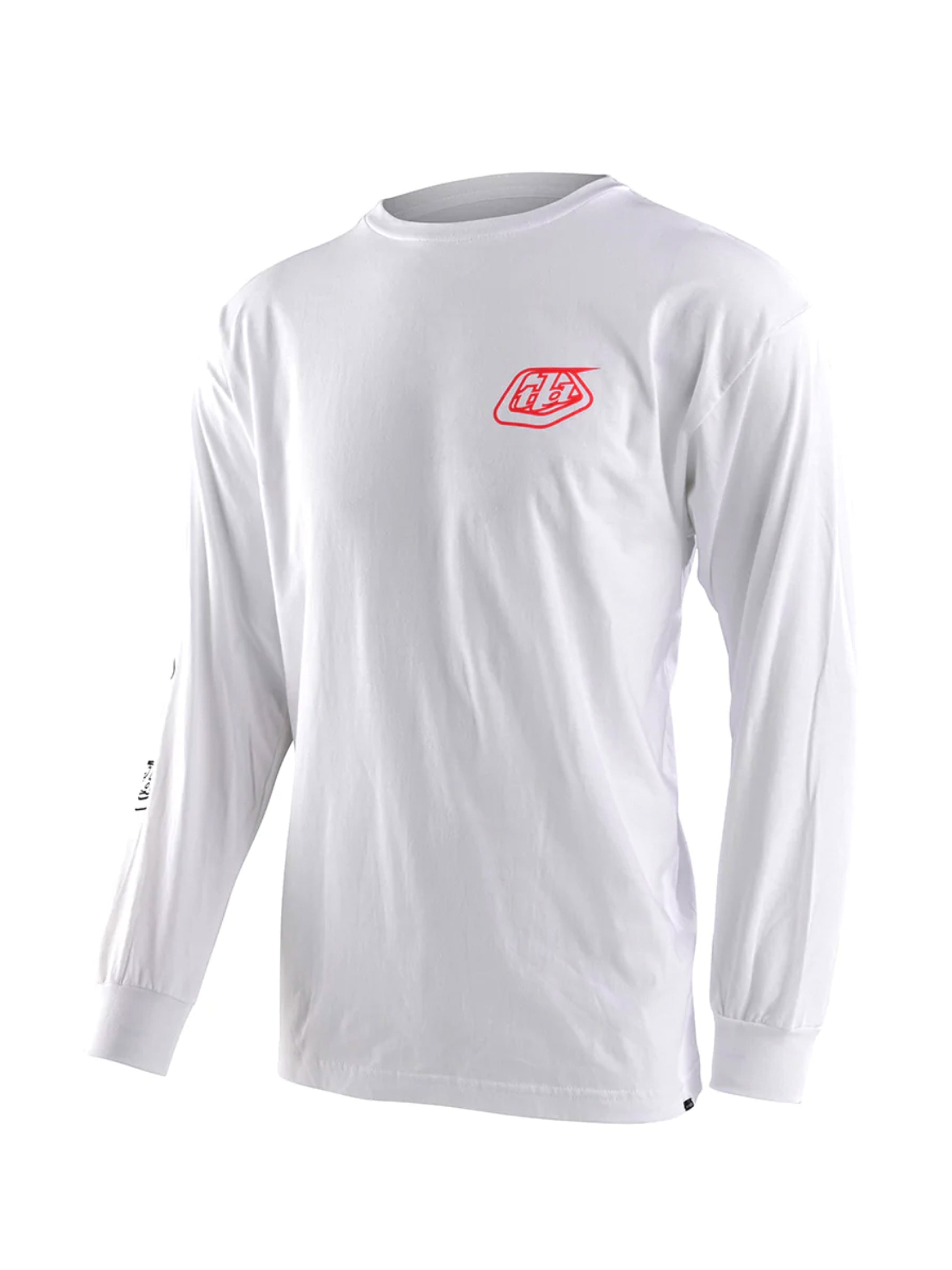 Troy Lee Designs Polera Stamp Manga Larga Blanca - Rideshop