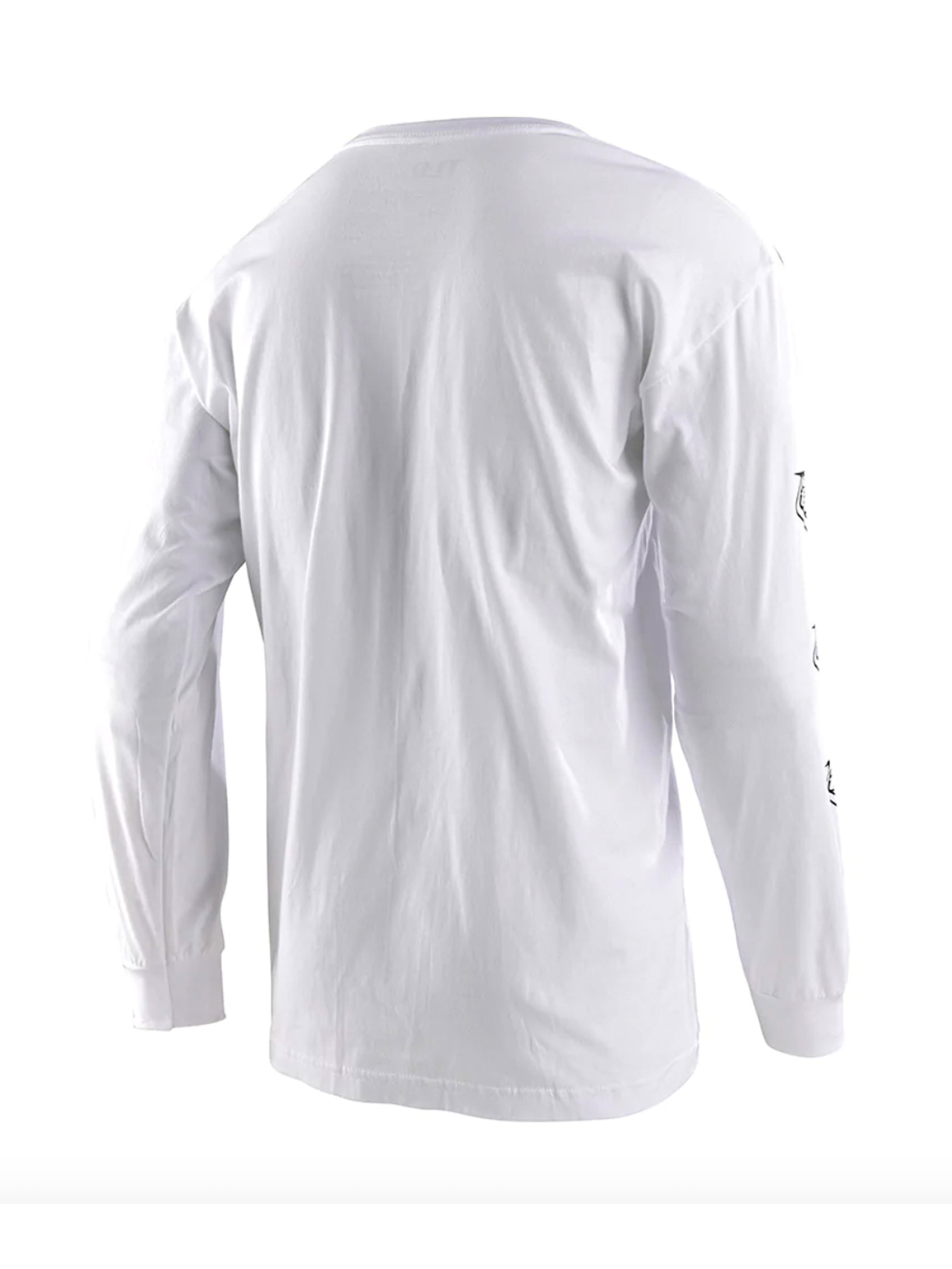 Troy Lee Designs Polera Stamp Manga Larga Blanca - Rideshop
