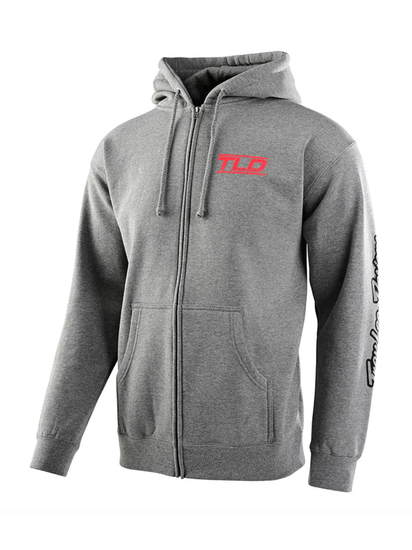 Troy Lee Designs Polerón Con Cierre Speed Logo Gris - Rideshop