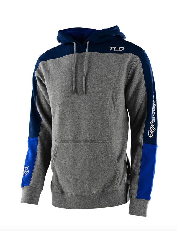 Troy Lee Designs Polerón Holeshot Gris / Azul - Rideshop