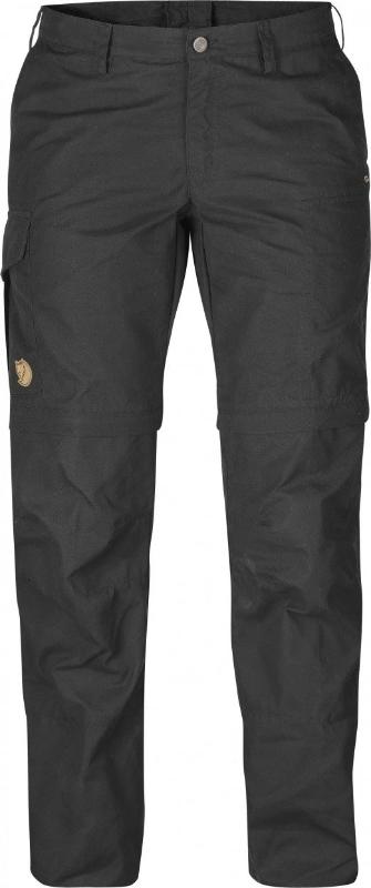 Pantalón Mujer Karla Zip-Off Mt Dark Grey Fjallraven - Rideshop