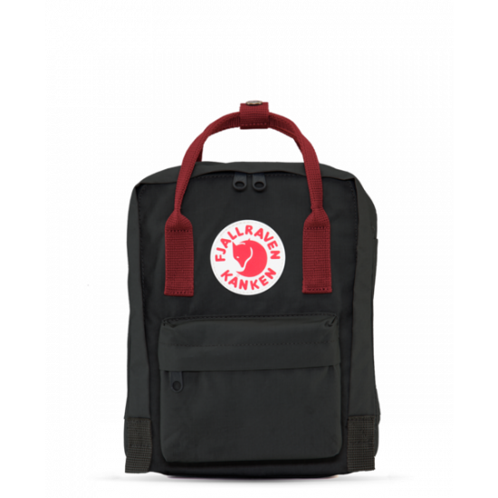 Mochila Kanken Mini Black/Ox Red Fjallraven - Rideshop