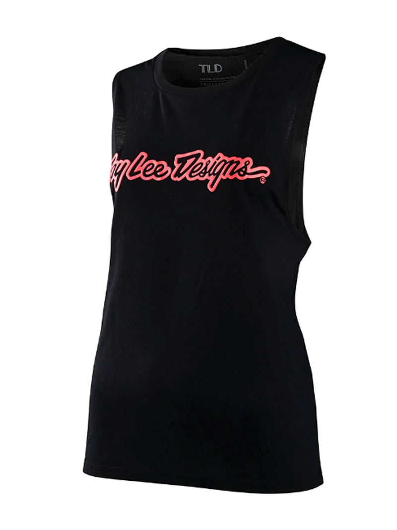 Troy Lee Designs Polera De Mujer Tank Negra - Rideshop