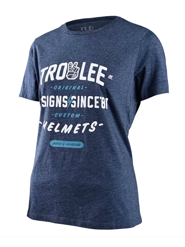 Polera de mujer Troy Lee Designs roll out azul