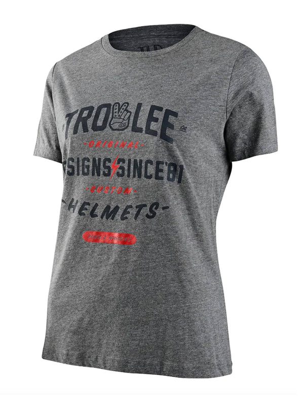 Polera de mujer Troy Lee Designs roll out gris