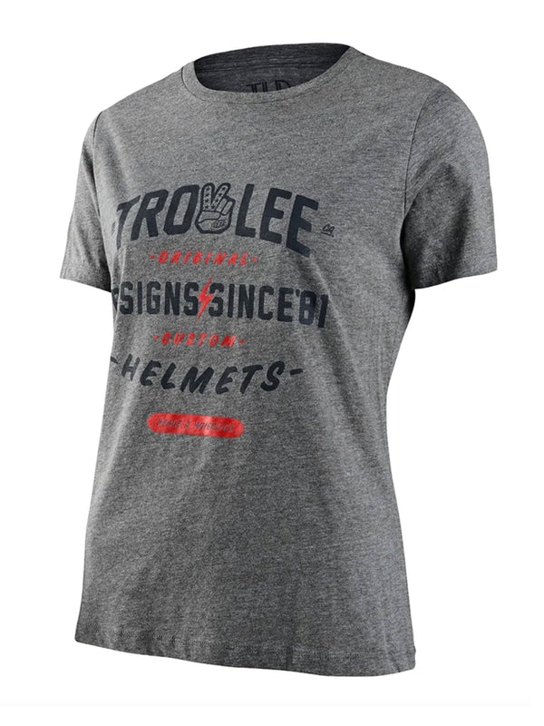 Troy Lee Designs Polera De Mujer Roll Out Gris - Rideshop