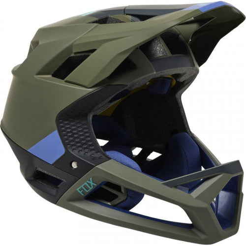 FOX Casco Bicicleta Proframe Blocked Verde - Rideshop