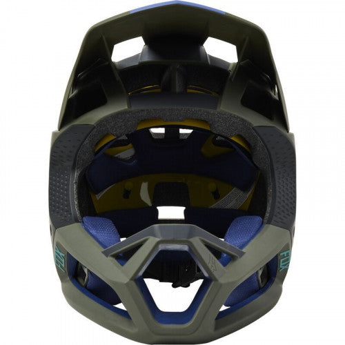 FOX Casco Bicicleta Proframe Blocked Verde - Rideshop