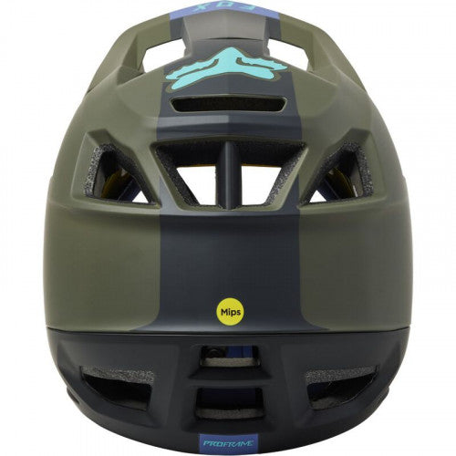 FOX Casco Bicicleta Proframe Blocked Verde - Rideshop