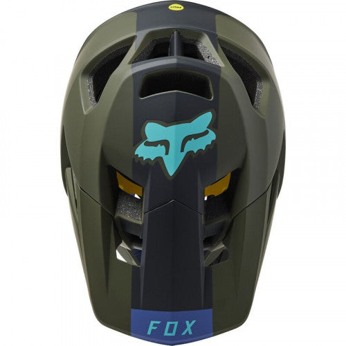 FOX Casco Bicicleta Proframe Blocked Verde - Rideshop