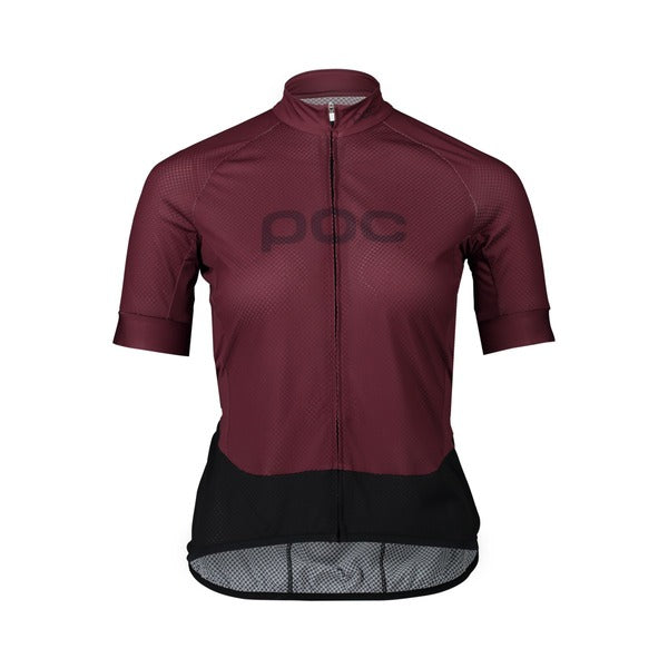 Poc Tricota Mujer Essential Road Logo Jersey Propylene Red - Rideshop