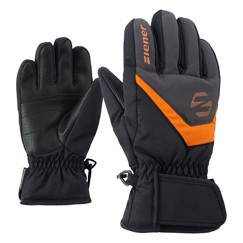 Guantes de Skis Lorik Niños Negro-Grafito - Rideshop