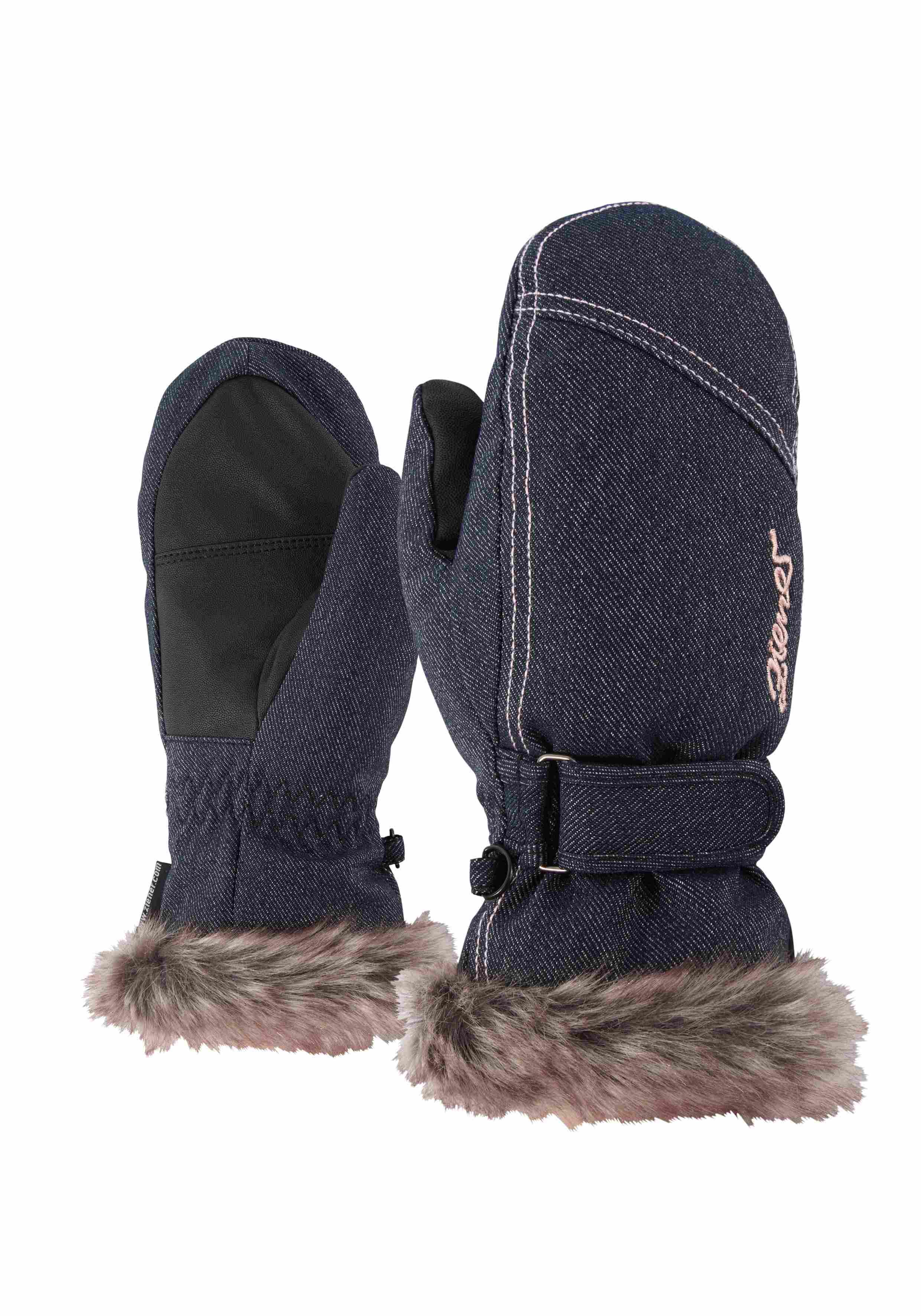 Ziener Mitton de Ski Led Niña Denin Infantil - Rideshop