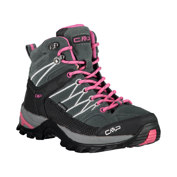 CMP Zapato Trekking Mujer Rigel Mid Wmn Grey-Fuxia-Ice - Rideshop