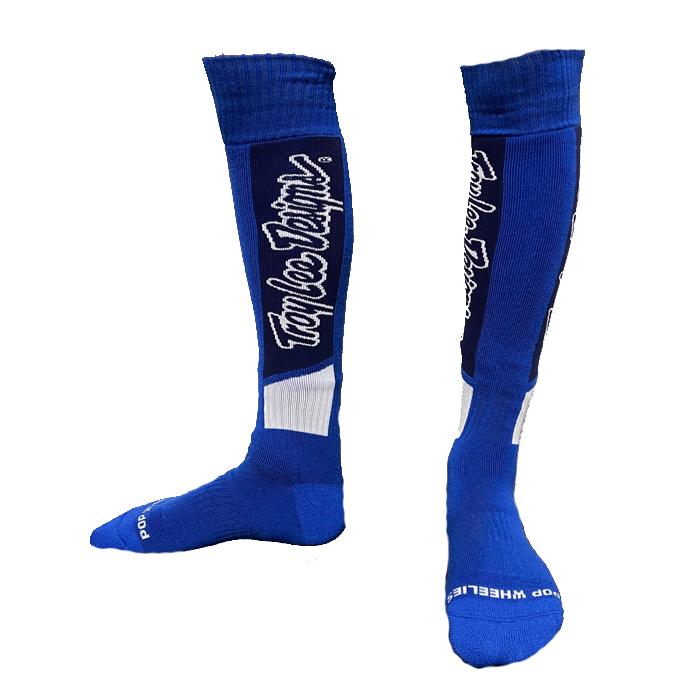 Calcetines de Moto Gp Mx Coolmax Thick Vox Azul Troy Lee Designs - Rideshop