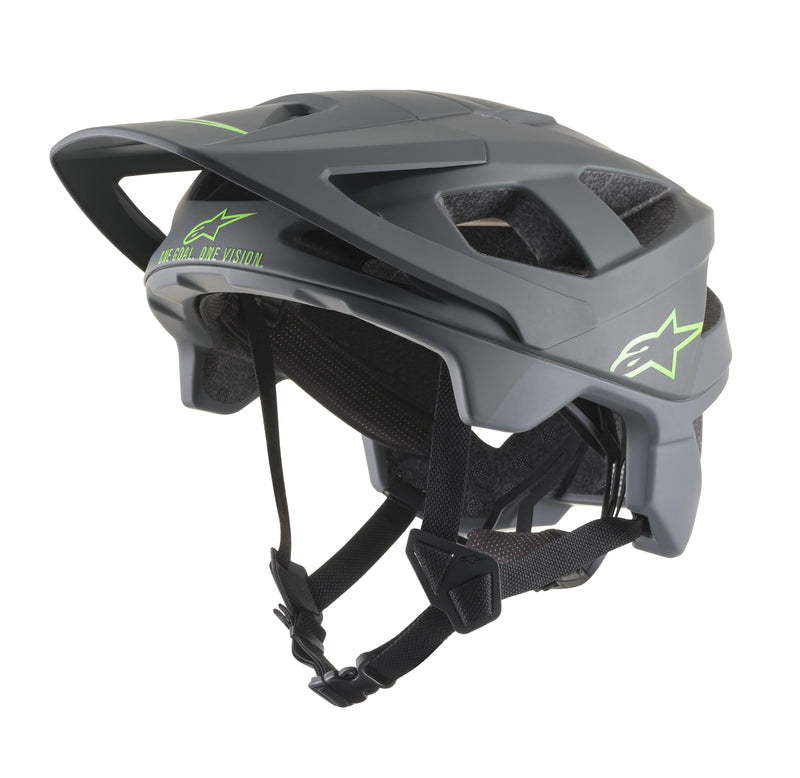 Casco Vector Pro - Atom Dark Gray Cool Gray Matt Alpinestars - Rideshop