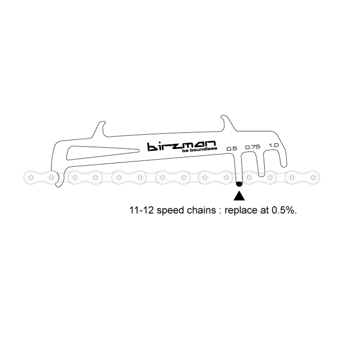 Birzman Indicador de Desgaste de Cadena - Rideshop